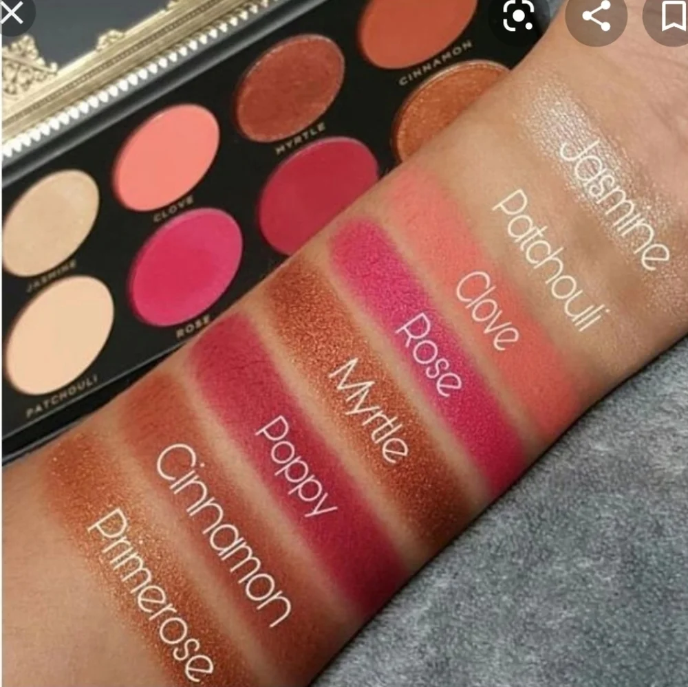 Ace Beaute Grandiose Eyeshadow Palette Warm Matte Shimmer NIB